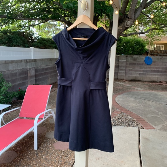 Marc by Marc Jacobs dark navy dress tunic sleeveless size S - Picture 1 of 16